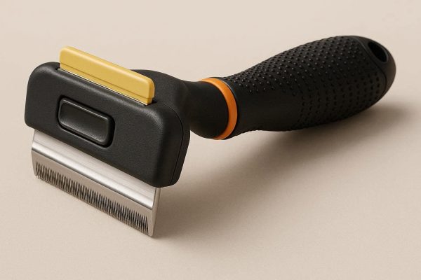 Deshedding Tool for Large Dogs with Short Hair Professional Pet Grooming Brush for Reducing Shedding by 95 Percent Stainless Steel Blade and Guard